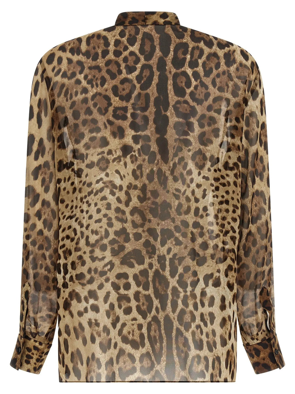 Chemisier en soie marron Dolce & Gabbana