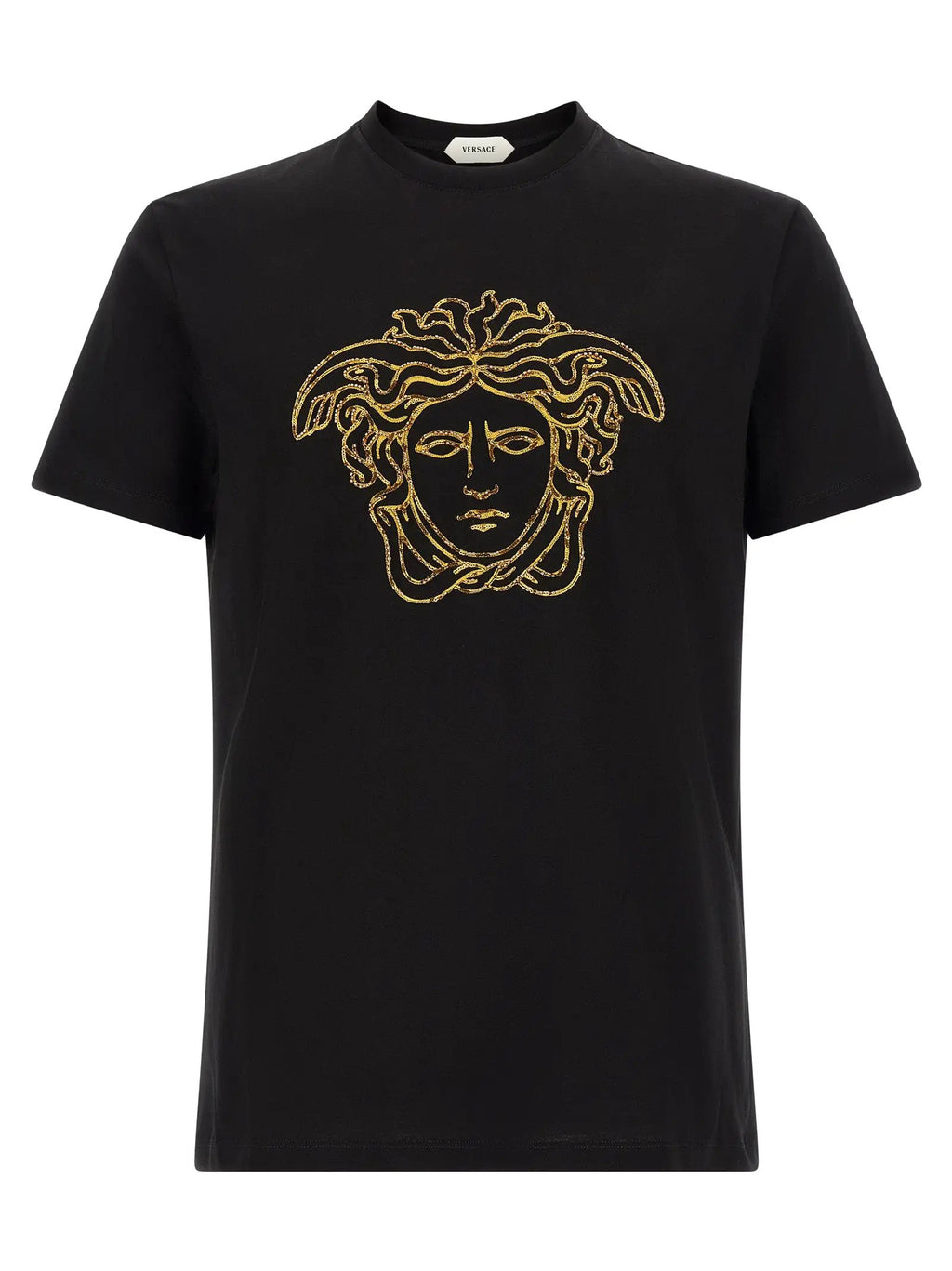 T-shirt Versace en coton noir