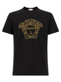 T-shirt Versace en coton noir