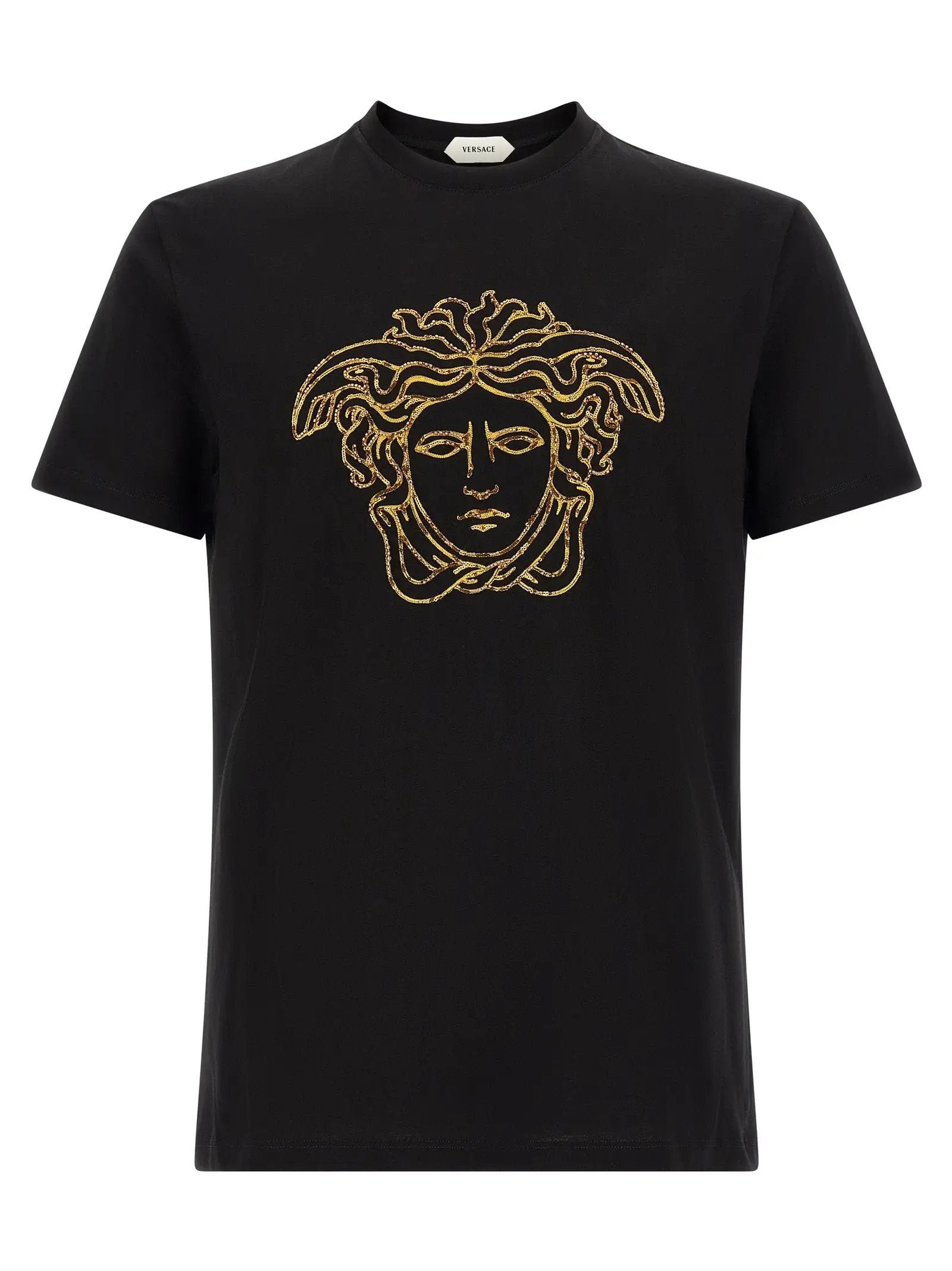 T-shirt Versace en coton noir