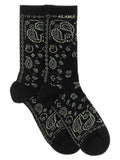Alanui Black Cotton Socks