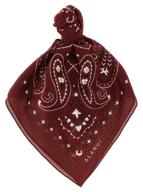 Alanui Alanui Bordeaux Cotton Scarf