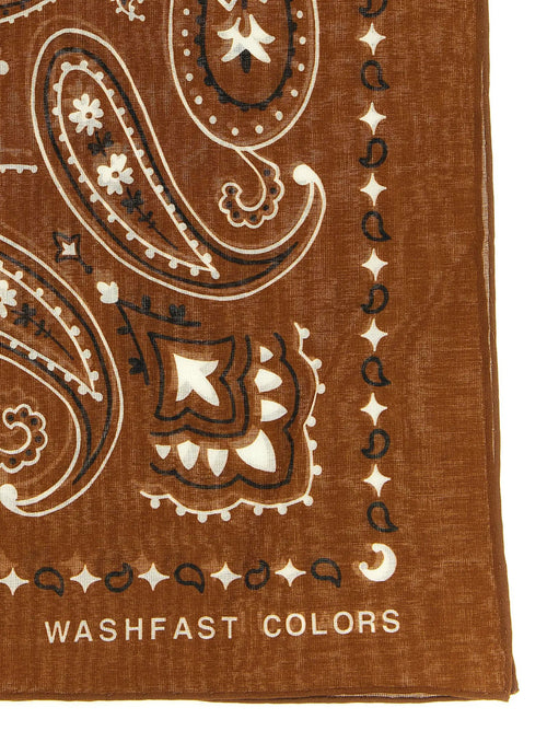 Alanui Alanui Brown Cotton Foulard