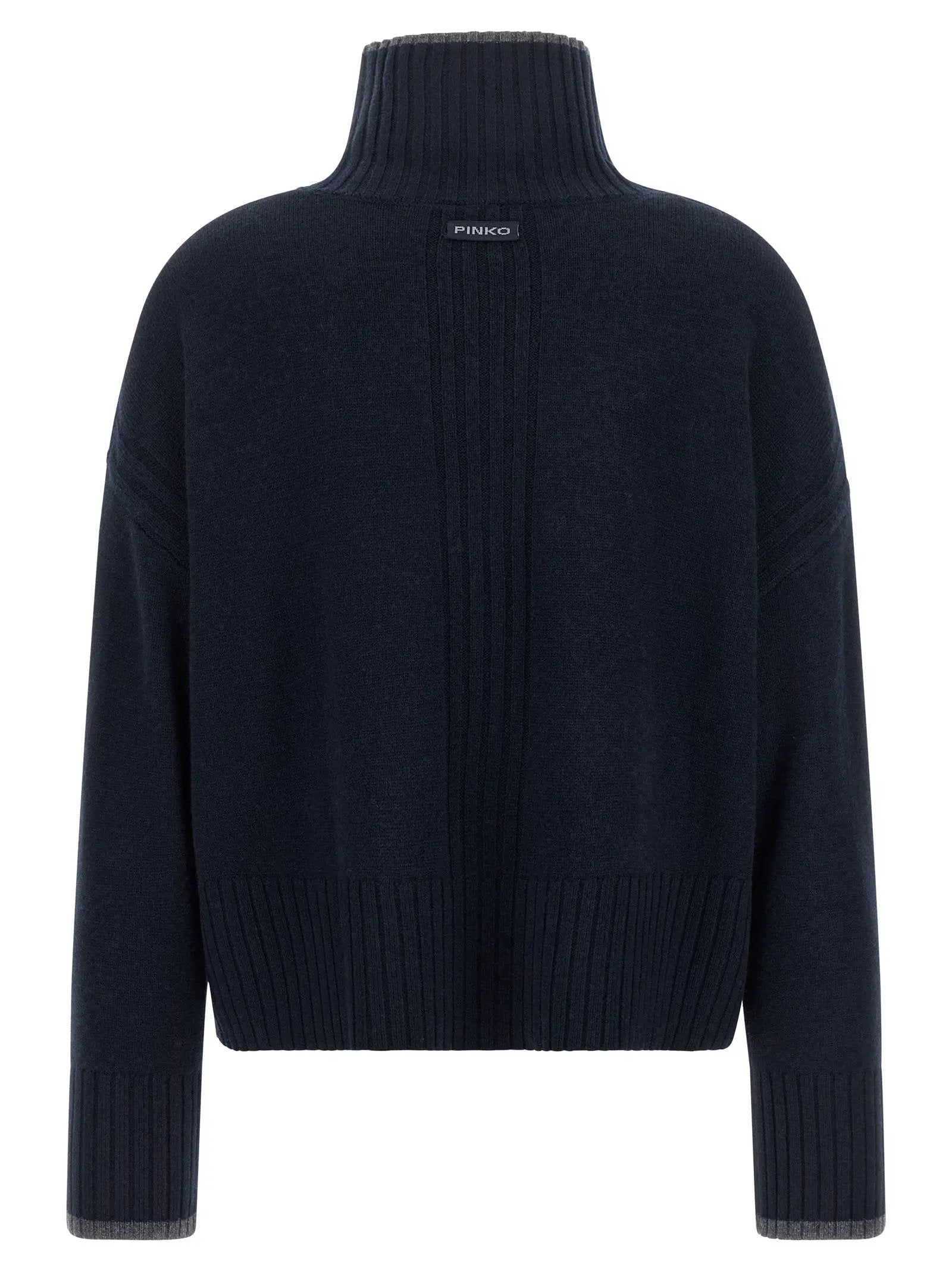 PINKO Blue Wool Cardigan