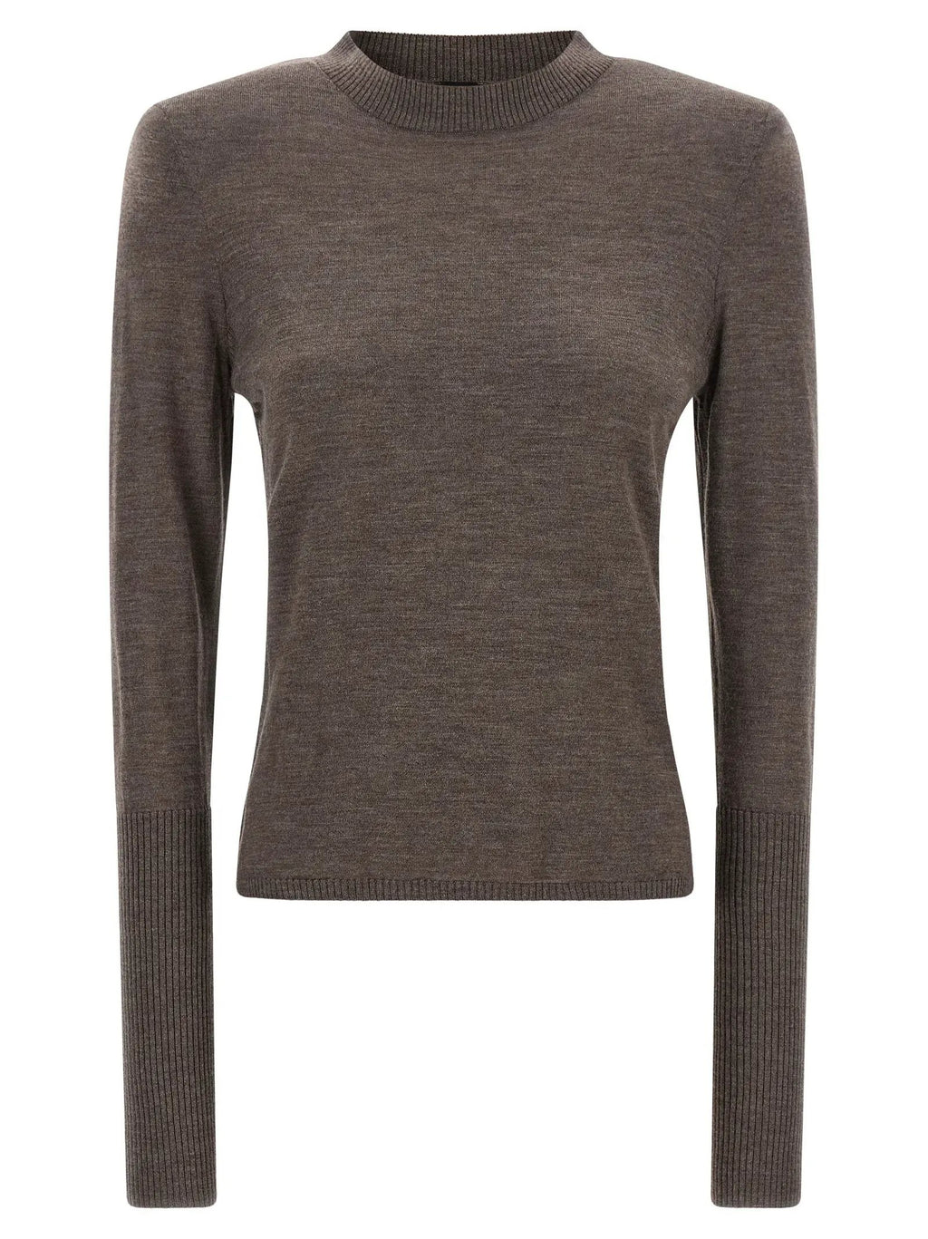 PINKO Brown Wool Cardigan