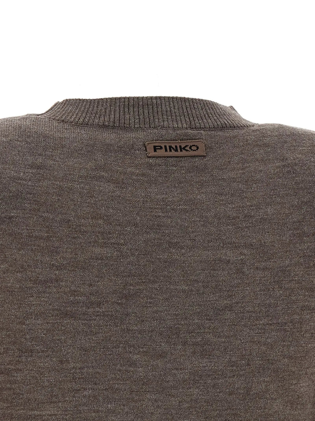 PINKO Brown Wool Cardigan
