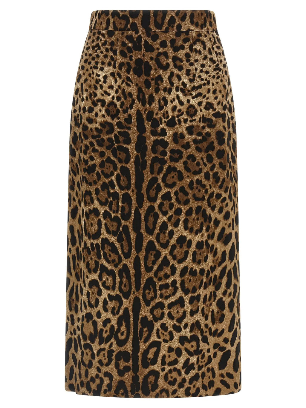 Jupe mi-longue Dolce & Gabbana marron en viscose