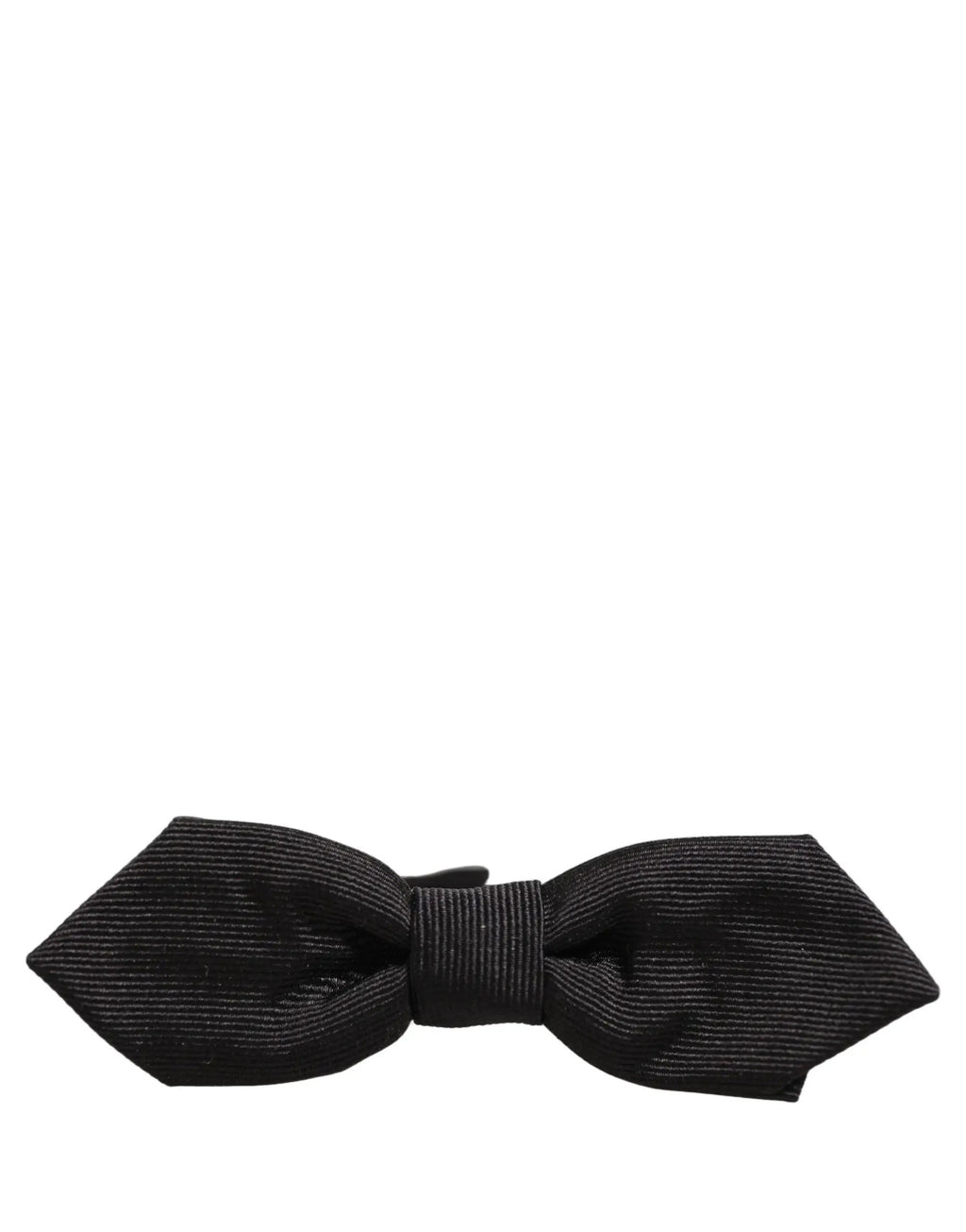 Dolce & Gabbana Men Black 100% Silk Adjustable Neck Papillon Bow Tie