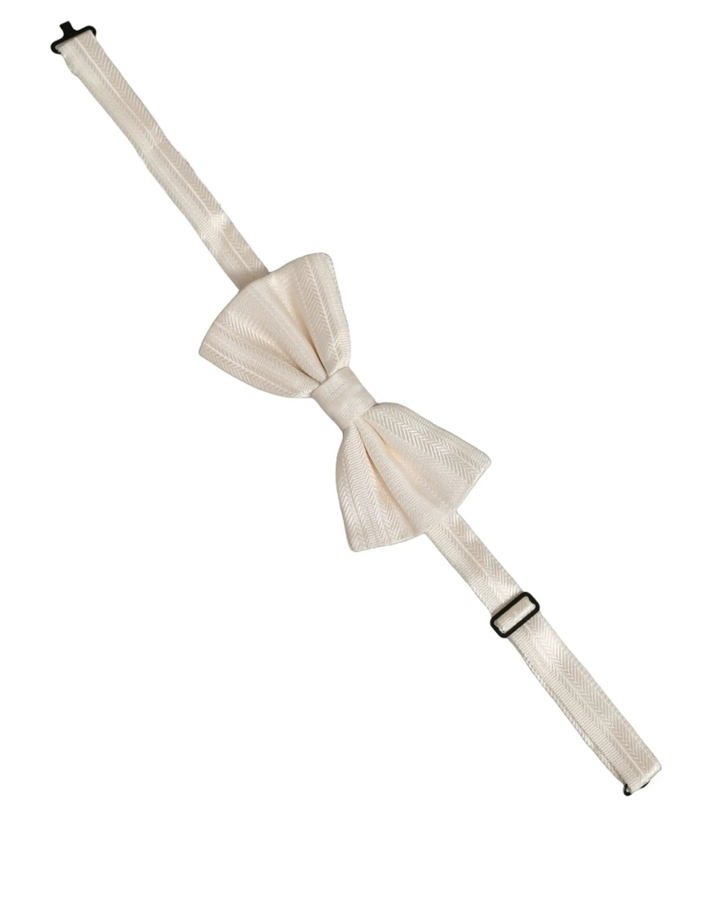 Dolce & Gabbana Hommes Blanc 100% Soie Nœud Papillon Réglable