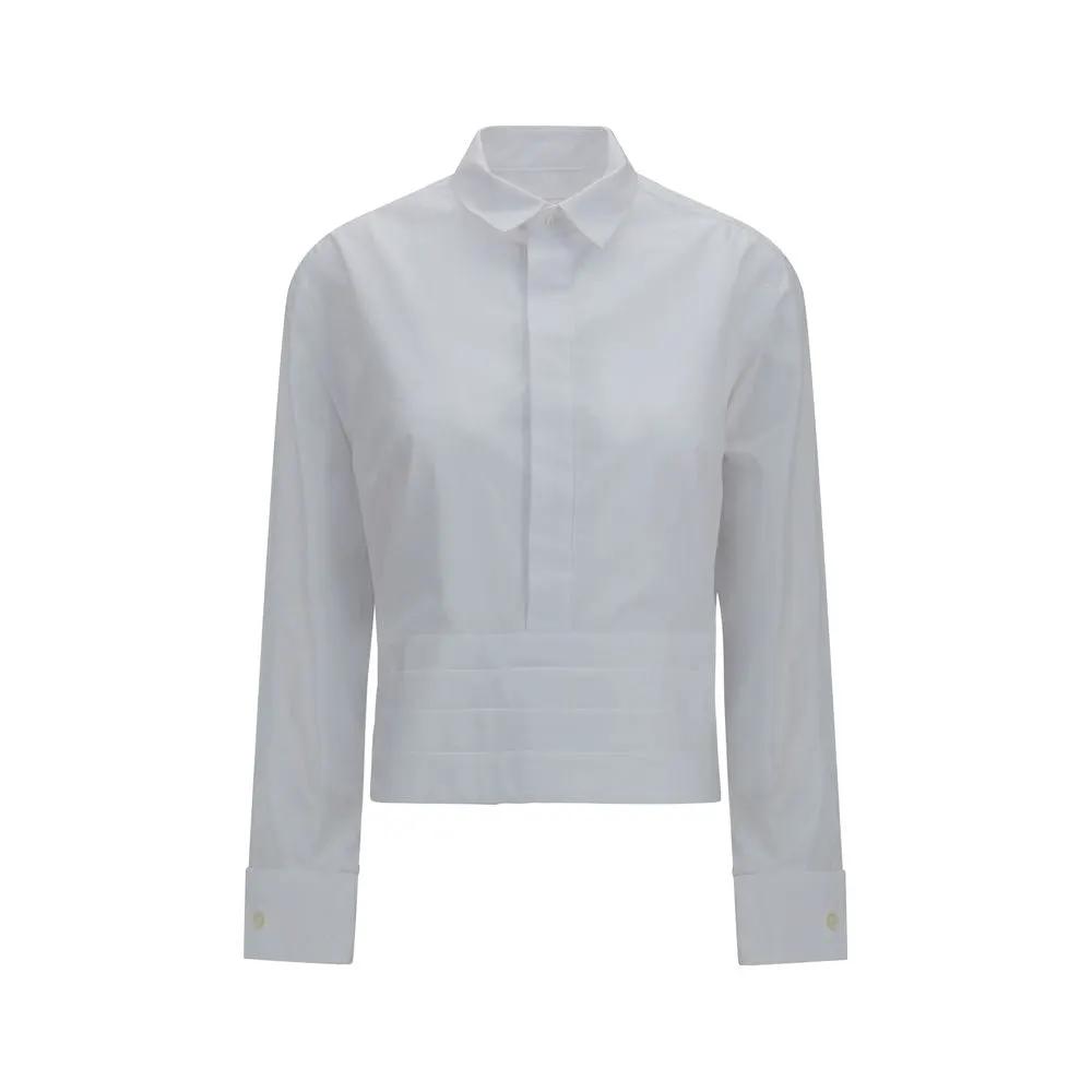 Sacai White Cotton Dress Shirt