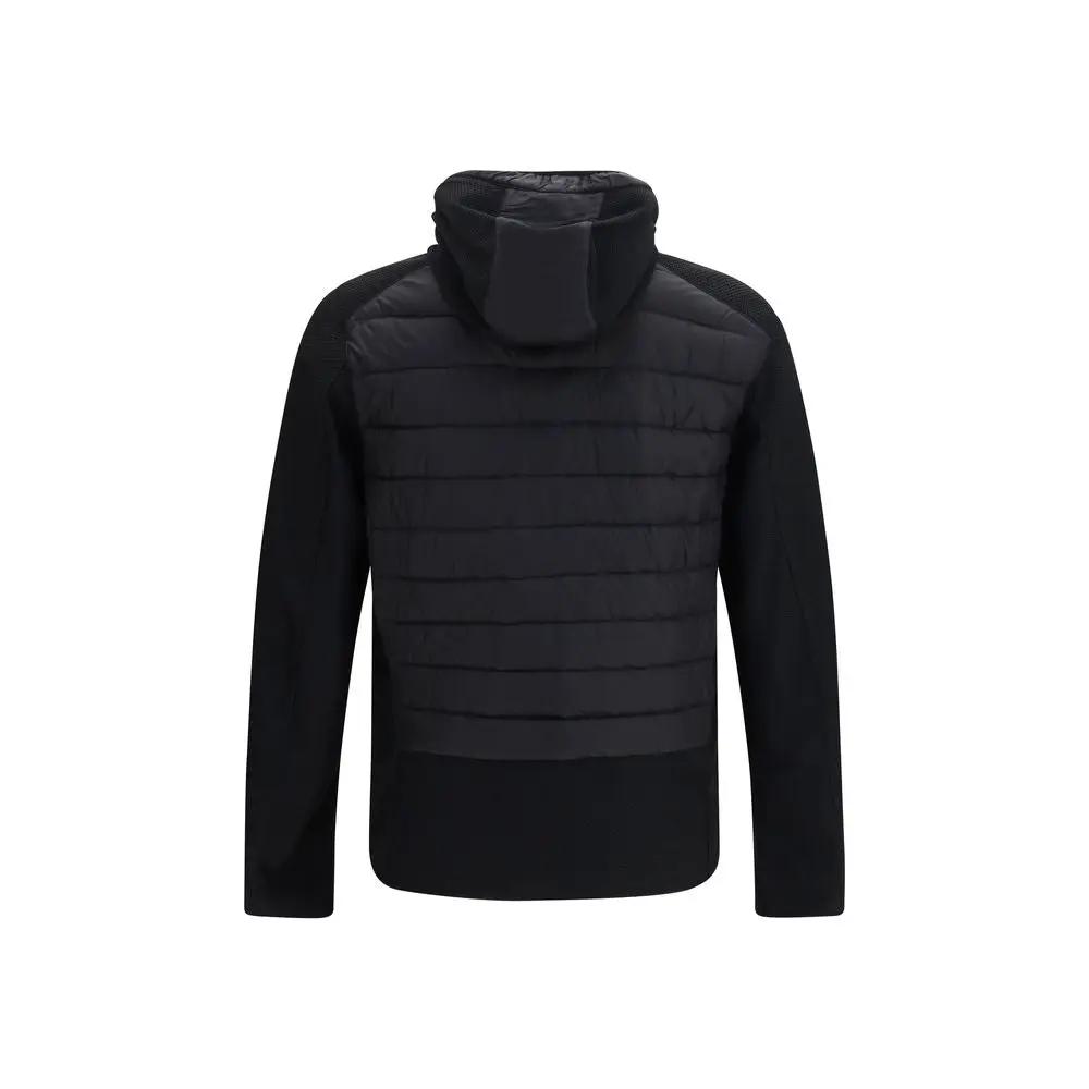 Parajumpers Black Goose Down Full-Length Jacket