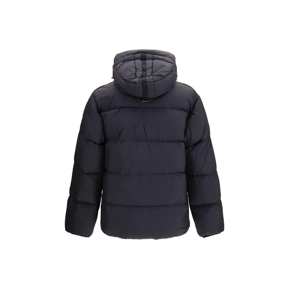 Parajumpers Black Goose Down Full-Length Jacket