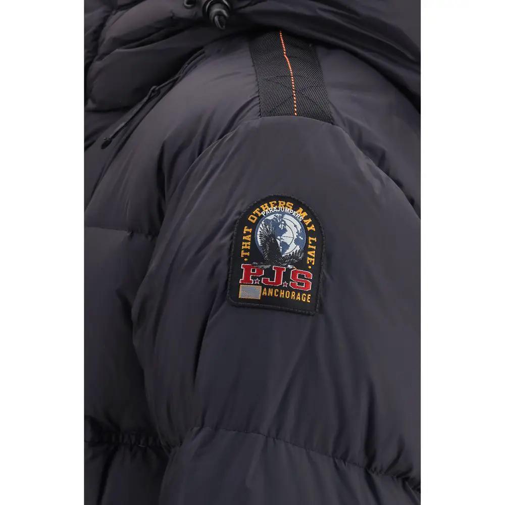 Parajumpers Black Goose Down Full-Length Jacket