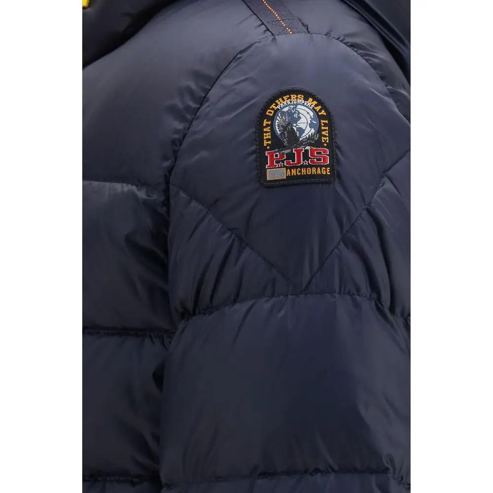 Parajumpers Blue Goose Down Full-Length Jacket