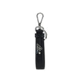 Porte-clés Prada en acier inoxydable noir