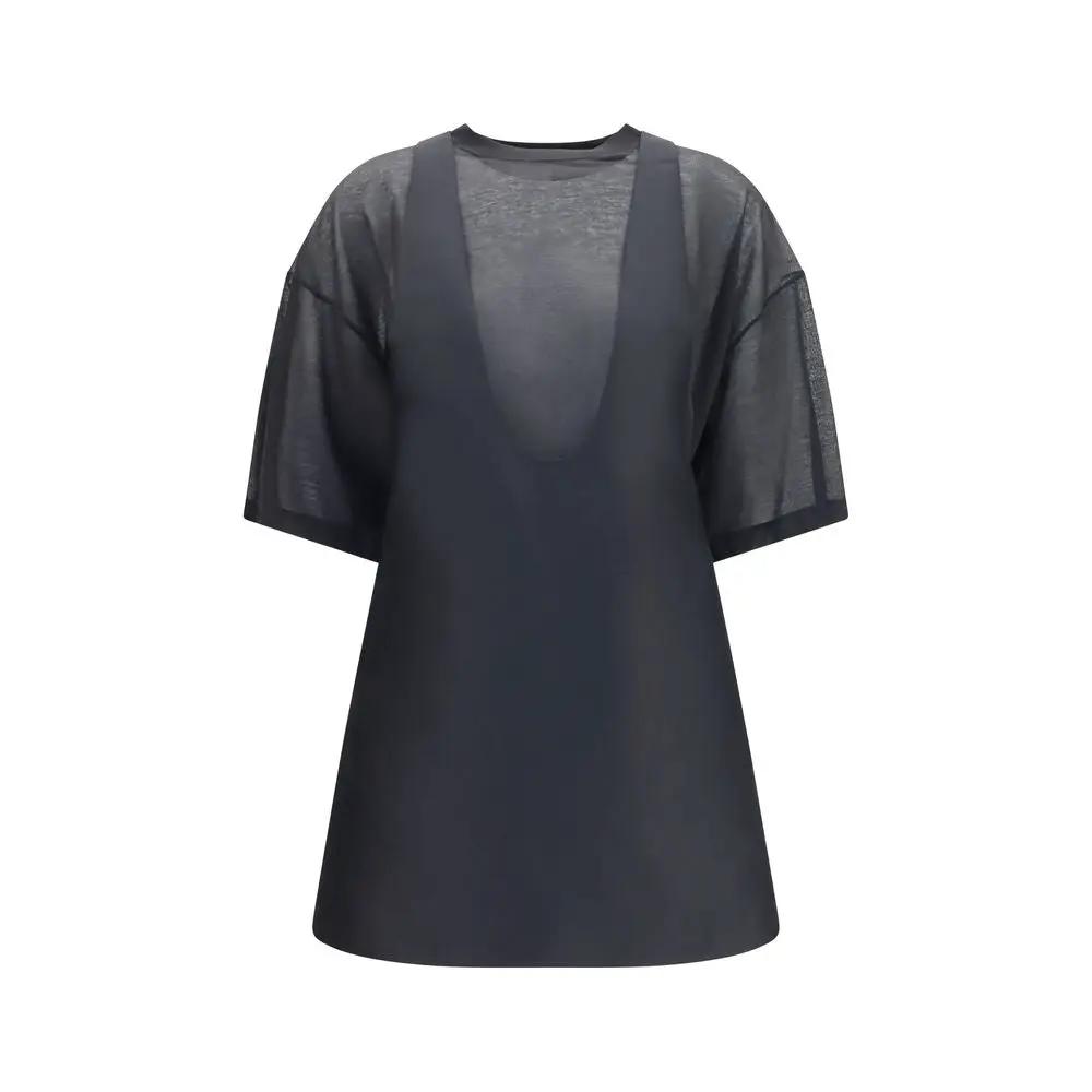 Balenciaga Black Wool Oves Aries Casual Dress