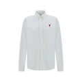 Chemise habillée en coton blanc Ami Paris