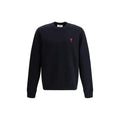 Ami Paris Black Cotton Sweatshirt
