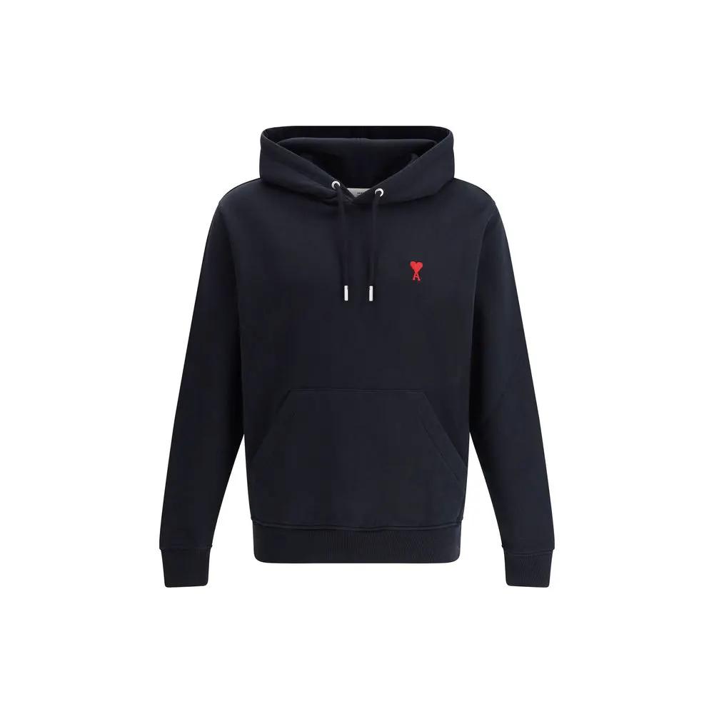 Ami Paris Black Cotton Sweatshirt