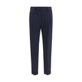 PT Torino Blue Wool Oves Aries Casual Pants