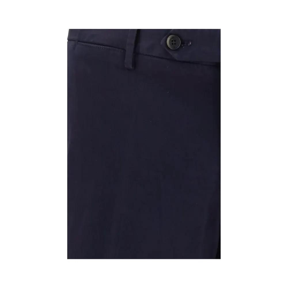 PT Torino Blue Elastane Casual Pants