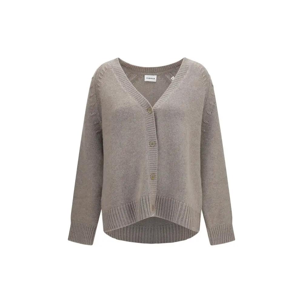 P.A.R.O.S.H. Beige Cashmere Cardigan