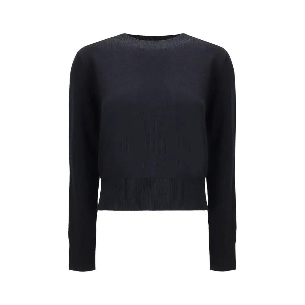 Ami Paris Black Wool Oves Aries Sweatshirt