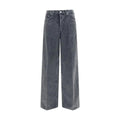 Haikure Gray Cotton Casual Pants