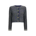 Balmain Blue Polyamide Cardigan