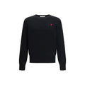 Ami Paris Black Cotton Sweatshirt