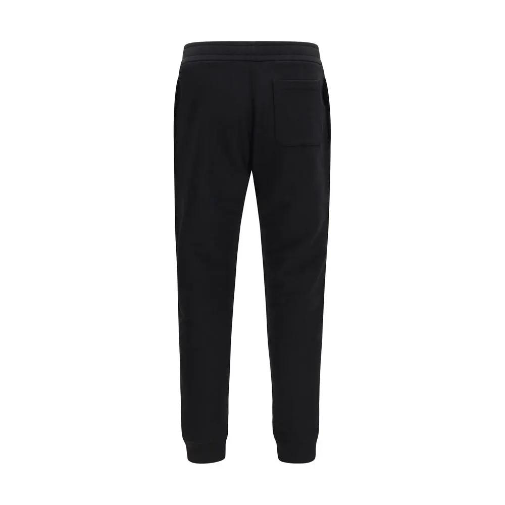 Moncler Black Cotton Athletic Pants