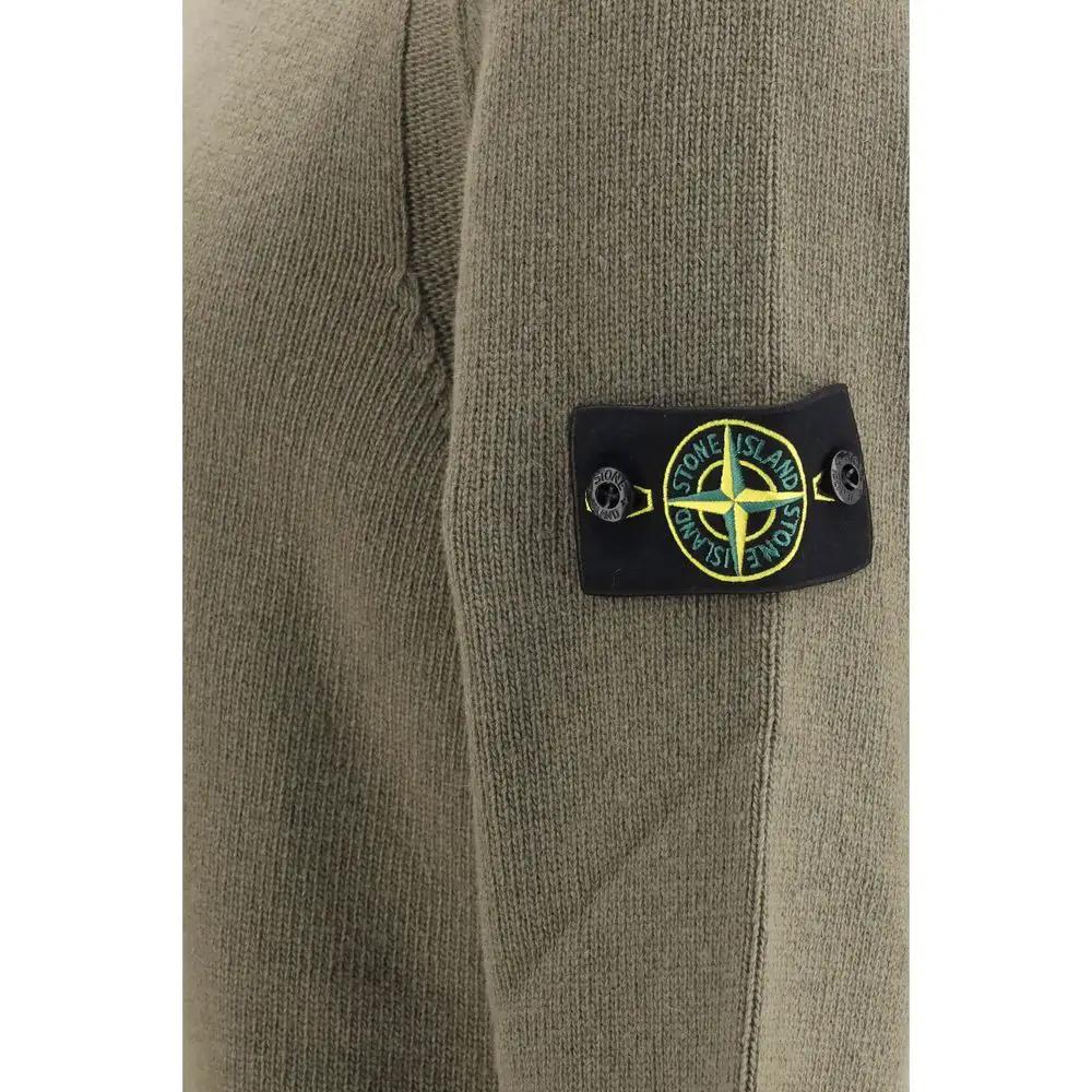 Stone Island Bicolor Cotton Sweatshirt