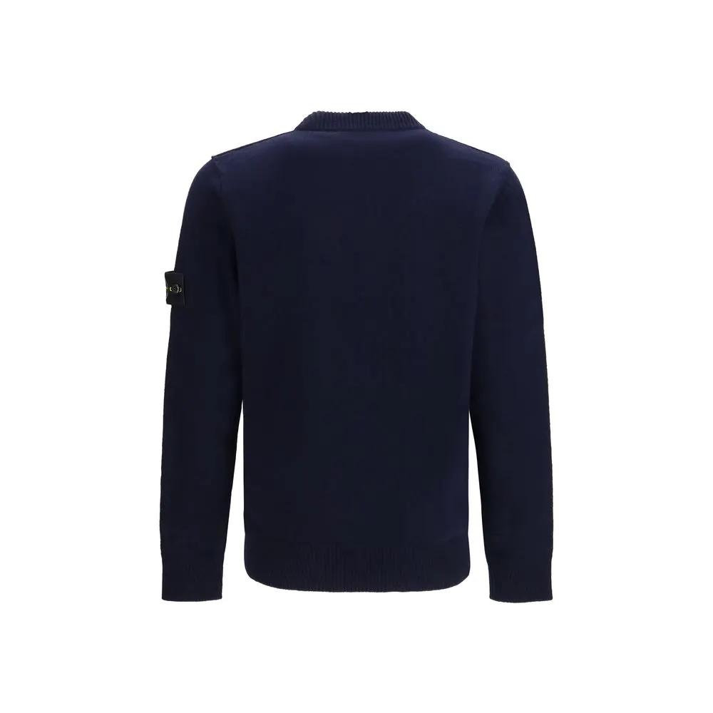 Stone Island Black Cotton Sweatshirt