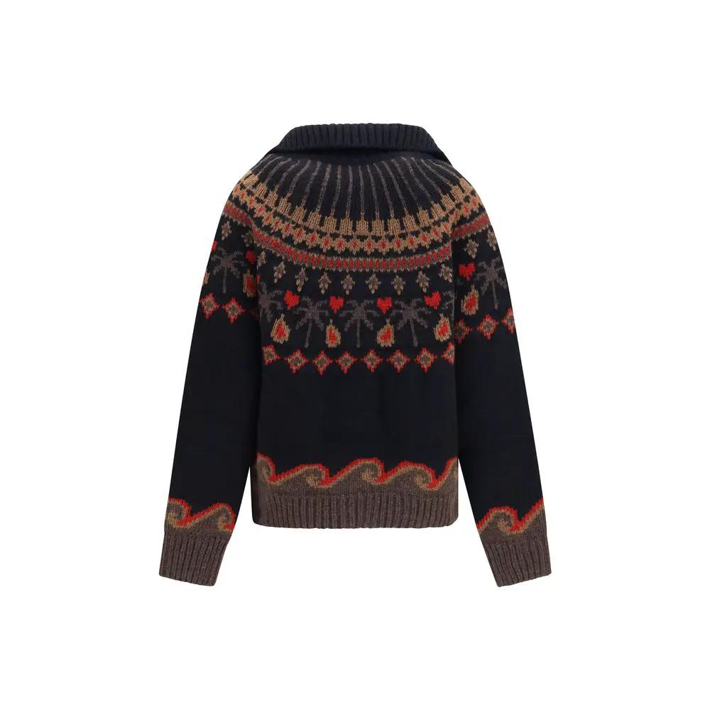 Alanui Multicolor Wool Oves Aries Cardigan