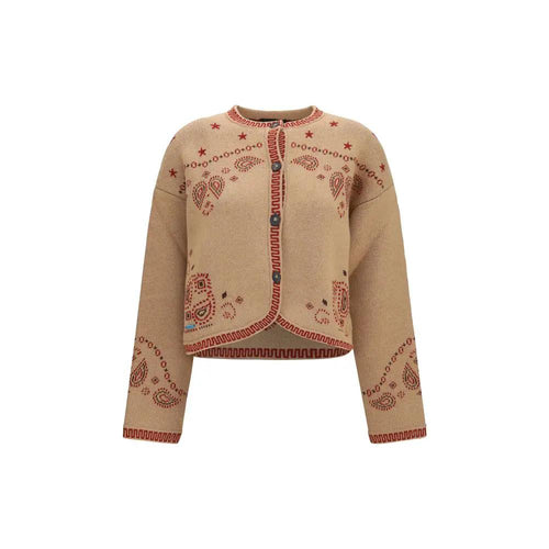 Alanui Alanui Brown Wool Oves Aries Full-Length Jacket