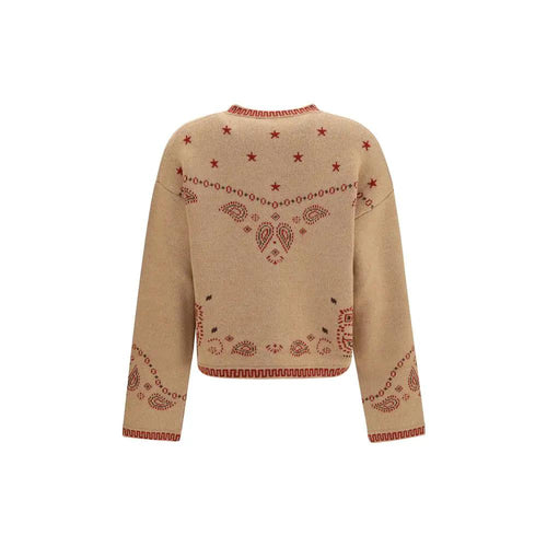 Alanui Alanui Brown Wool Oves Aries Full-Length Jacket