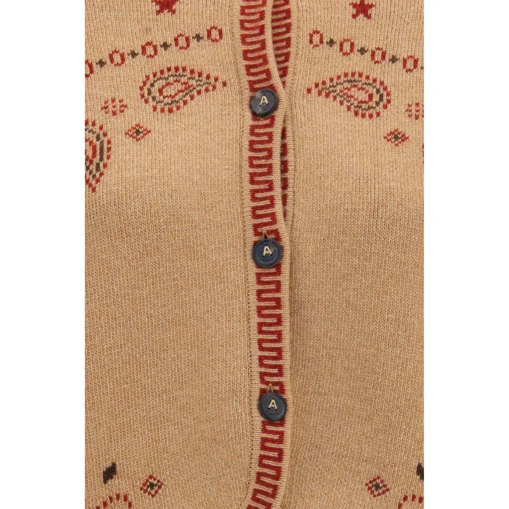 Alanui Brown Wool Oves Aries Full-Length Jacket