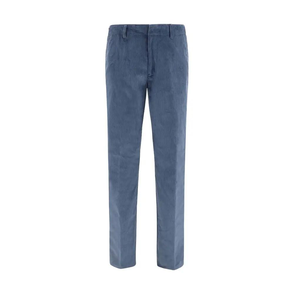 Pantalon décontracté Etro en coton bleu