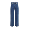 Darkpark Blue Cotton Relaxed Fit Jeans