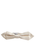 Nœud Papillon Dolce & Gabbana Homme Blanc 100% Soie Ajustable