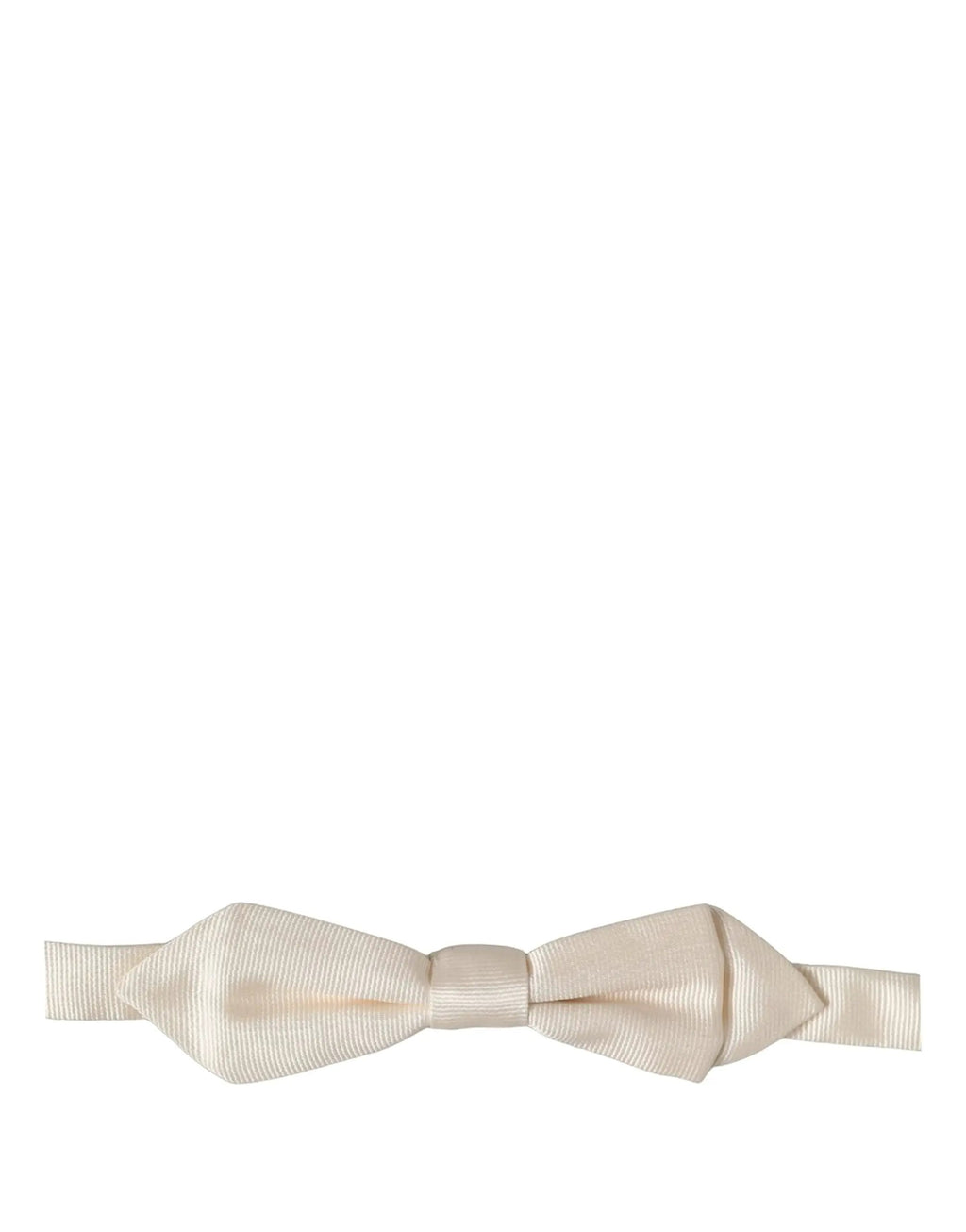 Nœud Papillon Dolce & Gabbana Homme Blanc 100% Soie Ajustable
