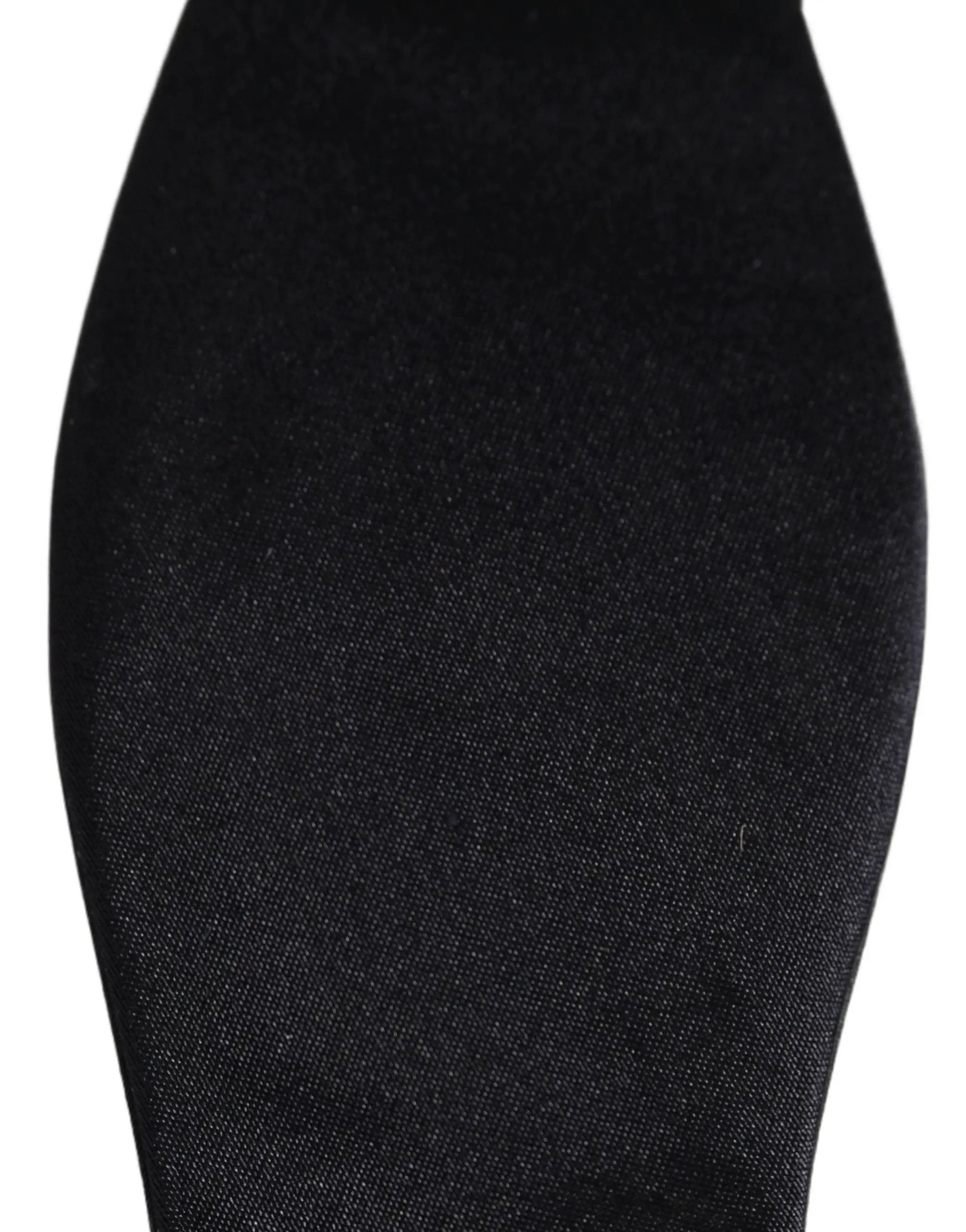 Dolce & Gabbana Men Black 100% Silk Adjustable Neck Papillon Bow Tie