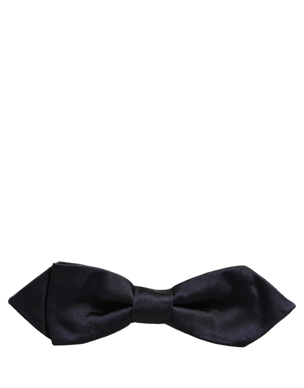Dolce & Gabbana Men Dark Blue 100% Silk Adjustable Neck Papillon Bow Tie