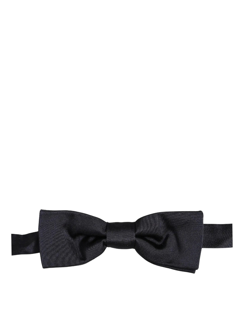 Dolce & Gabbana Men Dark Blue 100% Silk Adjustable Neck Papillon Bow Tie