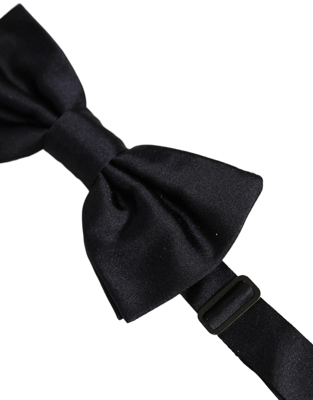 Dolce & Gabbana Men Black 100% Silk Adjustable Neck Papillon Bow Tie