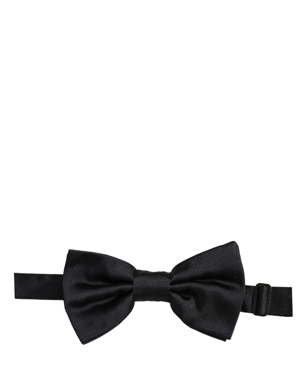 Dolce & Gabbana Men Black 100% Silk Adjustable Neck Papillon Bow Tie