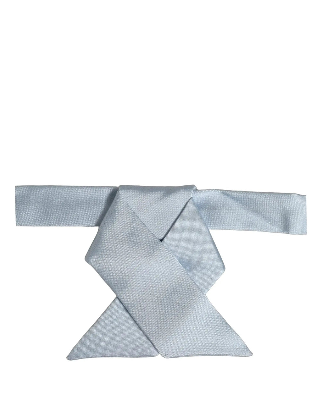 Papillon ajustable en soie bleu clair pour homme Dolce & Gabbana