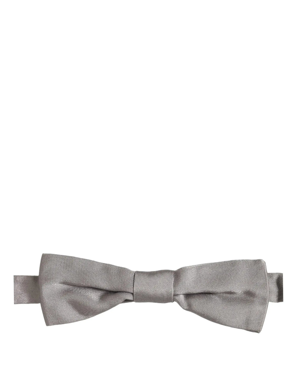 Dolce & Gabbana Hommes Gris 100 % Soie Nœud Papillon Réglable