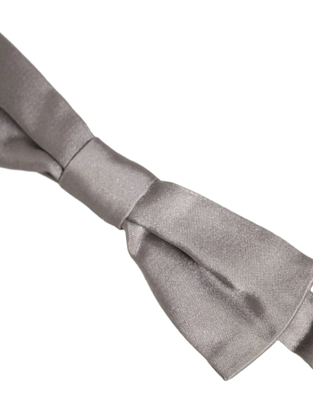 Dolce & Gabbana Hommes Gris 100 % Soie Nœud Papillon Réglable