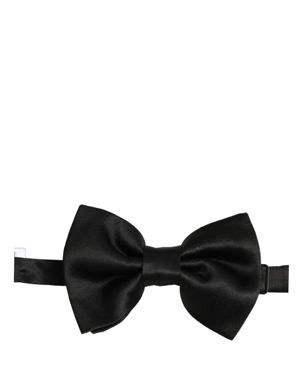 Dolce & Gabbana Men Black 100% Silk Adjustable Neck Papillon Bow Tie